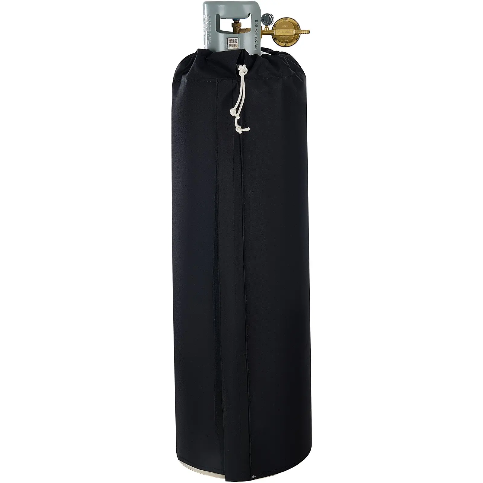 VEVOR Insulated Band Style Gas Cylinder Warmer, Fits 100 lbs Gas Tanks 280W Propane Heater, Fixed Internal Thermostat Max Temp 90, Durable Waterproof Oxford Fabric, FCC Listed