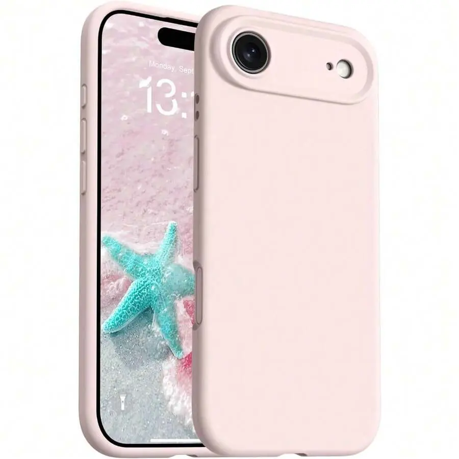 Dopamine‑Style Solid Silicone Phone Cases, Raised Lens full camera Protection Anti‑Fingerprint Shock‑Resistant Cover for iPhone 12/13/14/15/16/17 Pro Max Pro Plus Air, Xmas Halloween  ideal   Gift   choice  (Cute) color stylish design