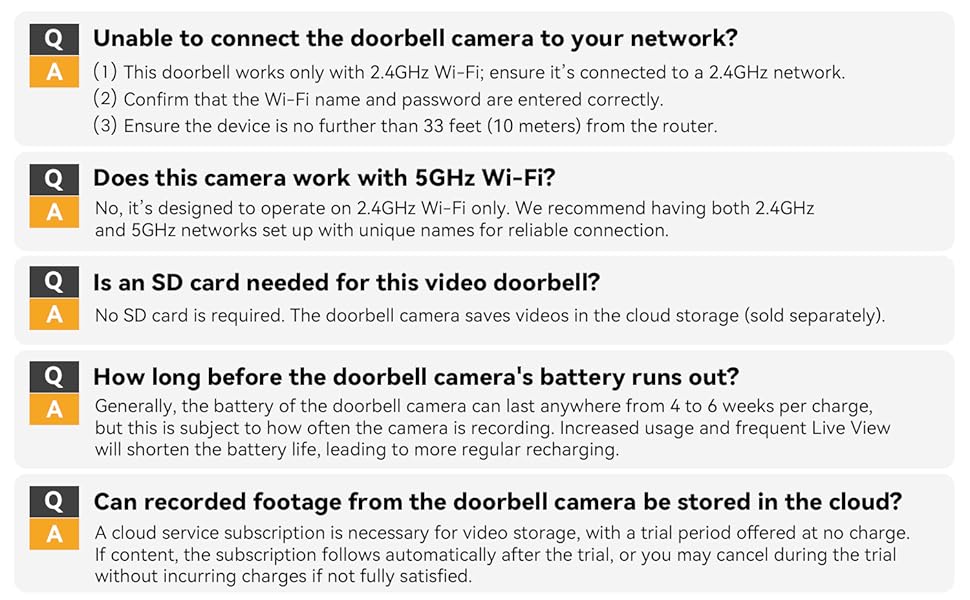 1080p Wireless Video Doorbell Camera, AI Human Detection, 2-Way Talk, Live View, Night Vision, Cloud Storage, 2.4G WiFi Only, Battery, Indoor Outdoor Surveillance (Linen)