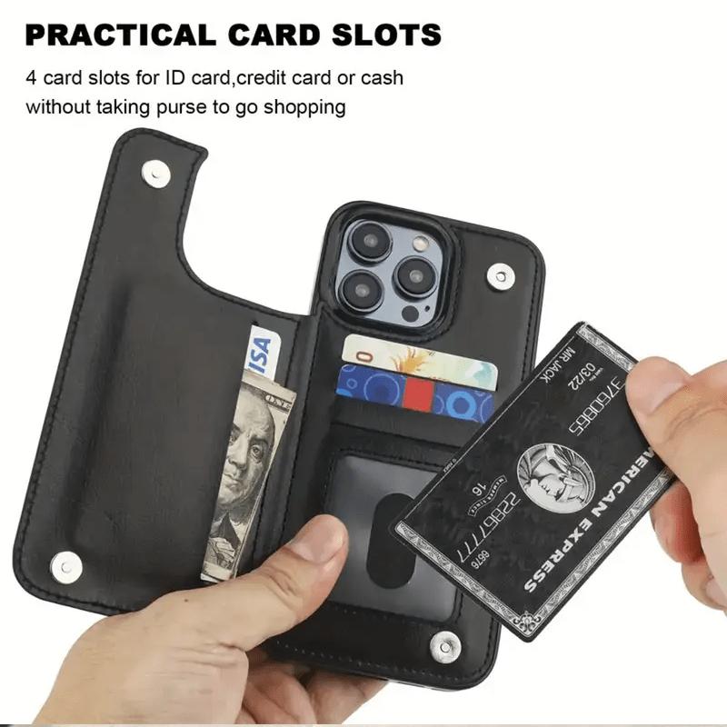 Phone Case: Fun emoji design, functional phone protective case with built-in card slots, can hold bank cards, transportation cards, and various other cards, making it an ideal birthday gift. Suitable for iPhone 17/16/15/14/13/12.