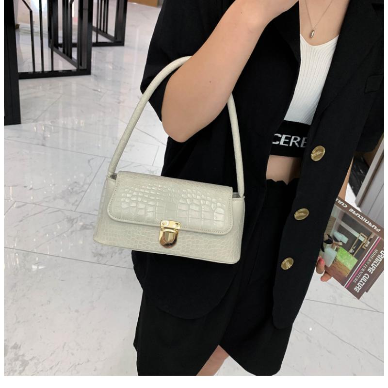 Women's Bag Popular Versatile Stone Pattern Shoulder Armpit