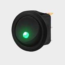 Nilight 5Gang Green Rocker Switch Panel w/ Dual USB Voltmeter Fuse