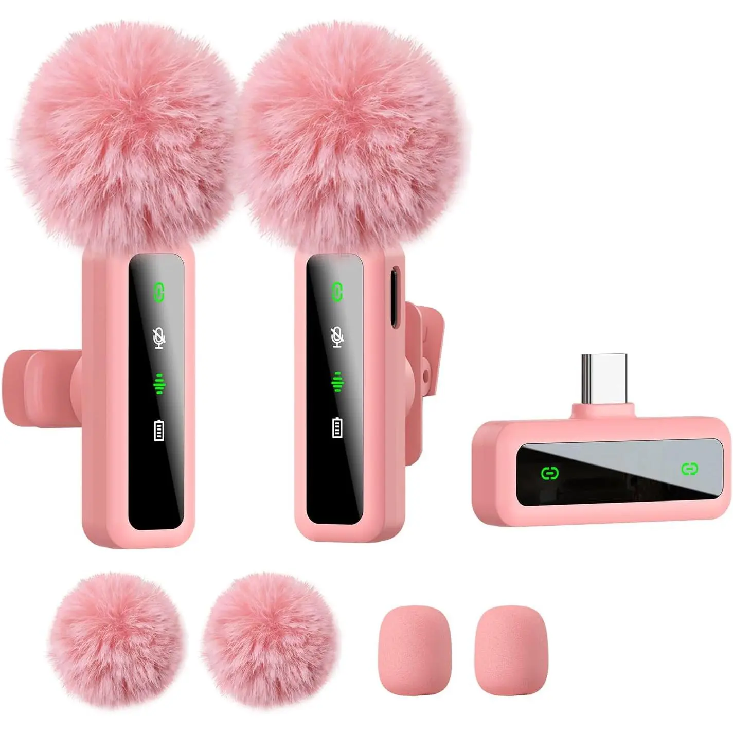 Lavalier Microphone for  - iPad, Android Phone , Mini Microphone for Live Streaming, Video Recording, Outdoor or Indoor Interviews, YouTube, , Vlog ()