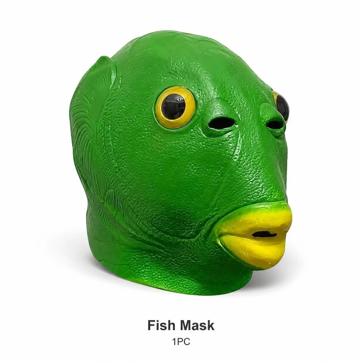 Fish Head Mask, Mask Design, Funny Adult Costume Headgear, Meme Party Prop, Halloween Cosplay Accessory, Perfect for Photoshoots