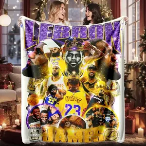 High-Weight Flannel Blanket, Baby blankets and adult blankets, Soft and Cozy, Warm and Durable, Perfect Gift for Basketball Fans, All Season Home Decor, Holiday & Birthday Present birthday gift