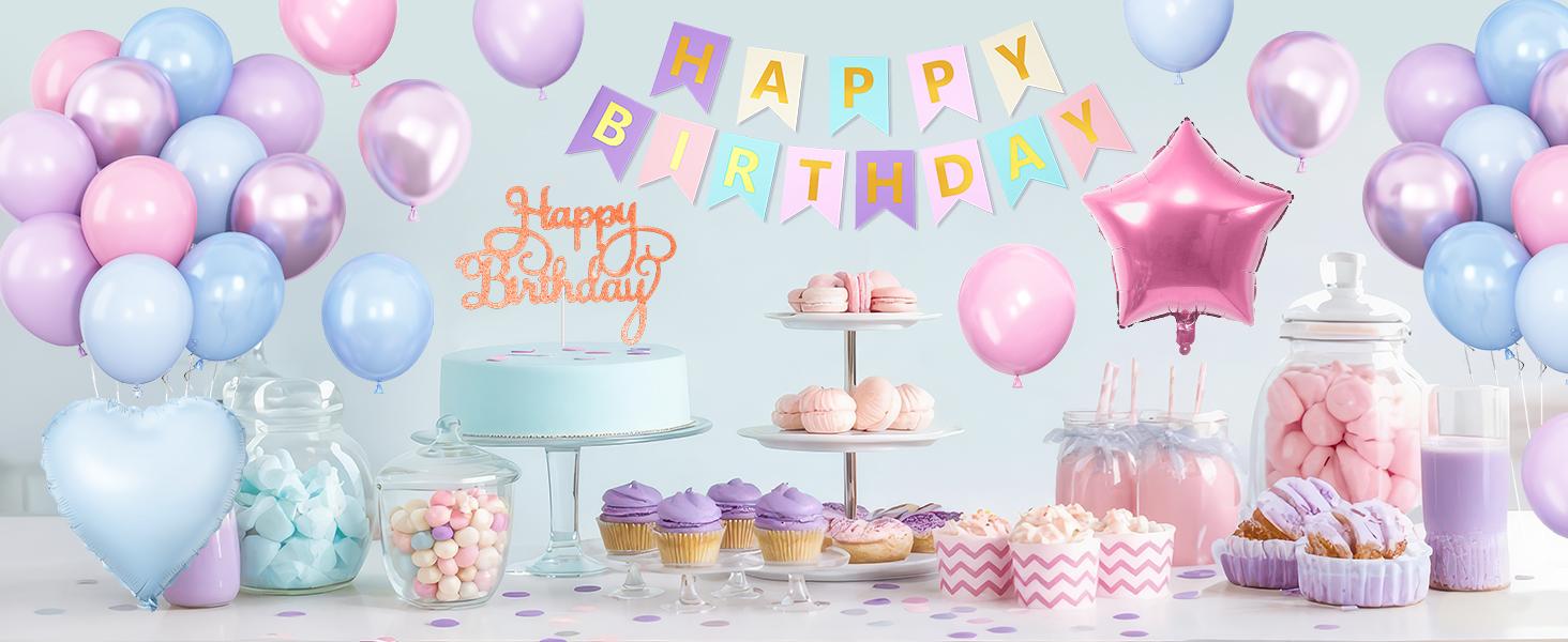 50th Birthday Decorations for Women Men,50th Birthday Balloons Brown Gold Sand White Number 50 Balloons Happy Birthday Banner with Cake Toppers for 50th Party Decorations