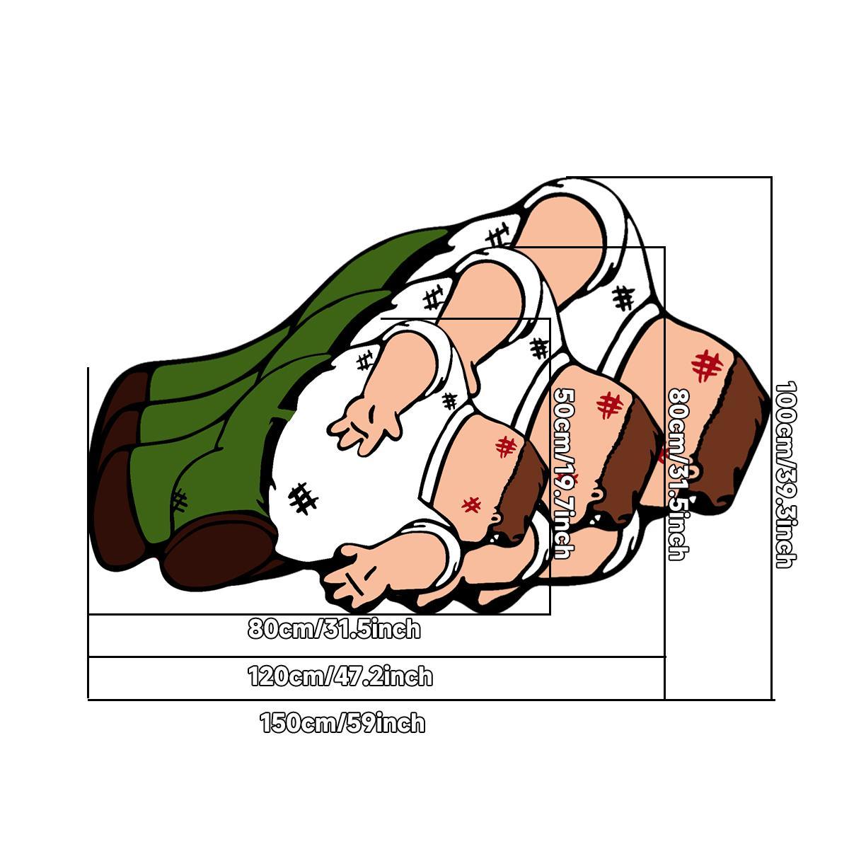 Cartoon Character Pattern Floor Mat, 1 Count Non-slip Soft Floor Carpet, Decorative Area Rug for Home Living Room Bedroom, Home Decor, Fluffy Nursery Rug