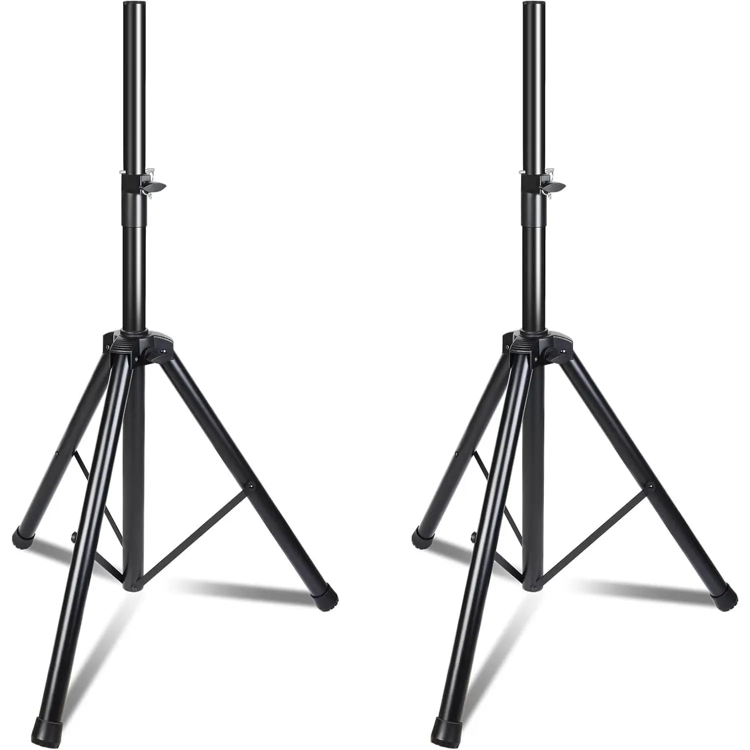 Speaker Stands Pair,  Speaker Tripod Stand Adjustable Height from 35 to 60 Inch Heavy Duty with 35 MM Compatible Insert for Stage