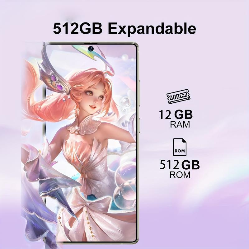 2025 New S25 Ultra Smartphone 5G Phone, Android 14, 6800mAh/12GB+512GB/6.8 Inch Monitor/108MP+48MP Camera/Dual SIM/Built-in Pen/GPS, Fast Charging, Fingerprint Unlock, Facial Recognition, Full Set Of Accessories, Ideal Gift