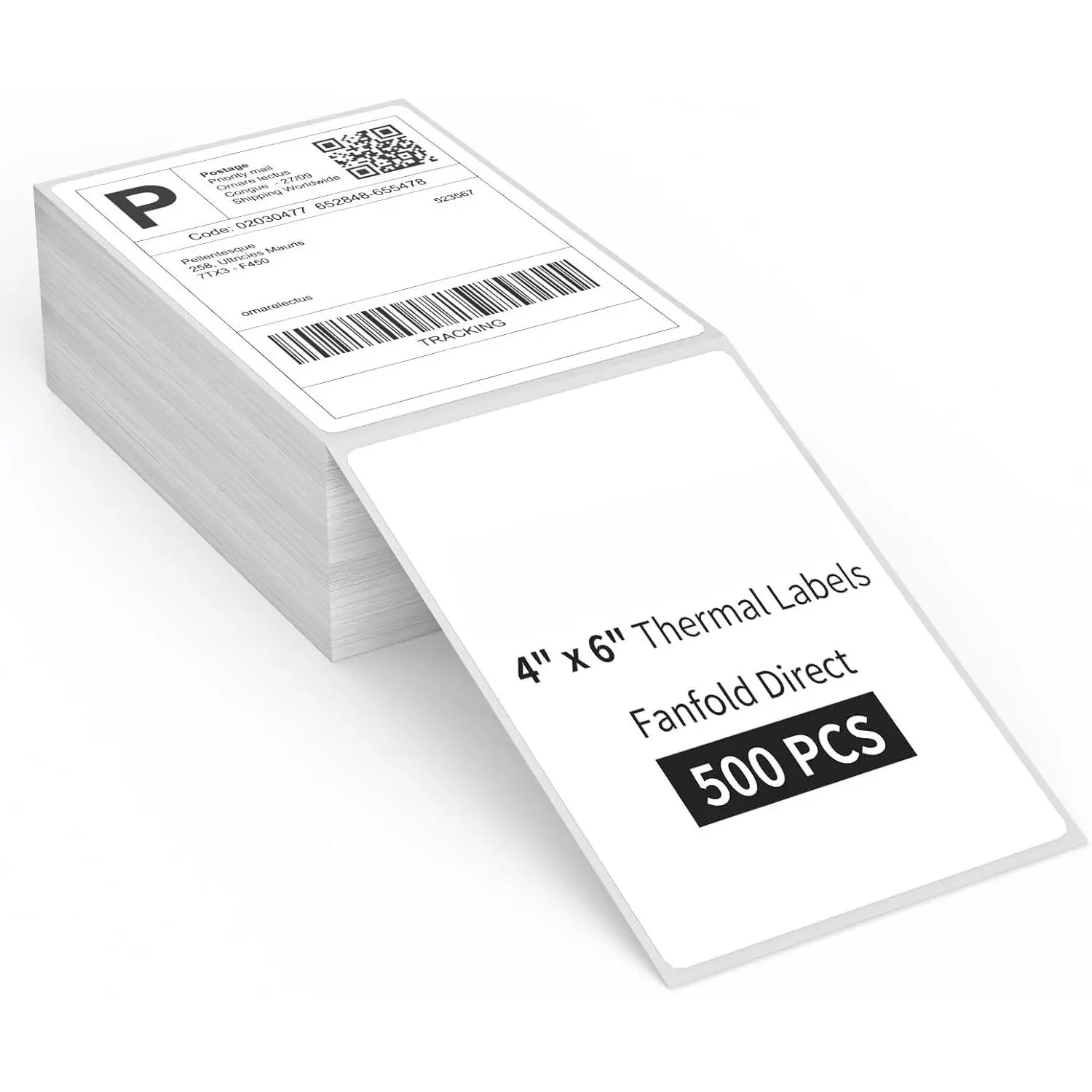 4 x 6 Direct Thermal Shipping Labels - Shipping Address Stickers Perforated and  Adhesive, Thermal Labels for Rollo &  Printer(200pcs per Stack,1 Stack)