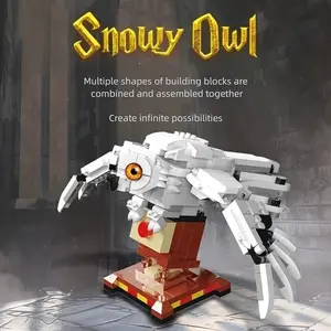 Snowy Owl Magic Animal Model STEM Building Bricks, for 6 7 8 9 10 11 12 Year Old Kids Boys Premium ABS White Bird Creature Construction Set Desktop Setup Display Gift 2026 Prime Day Shop