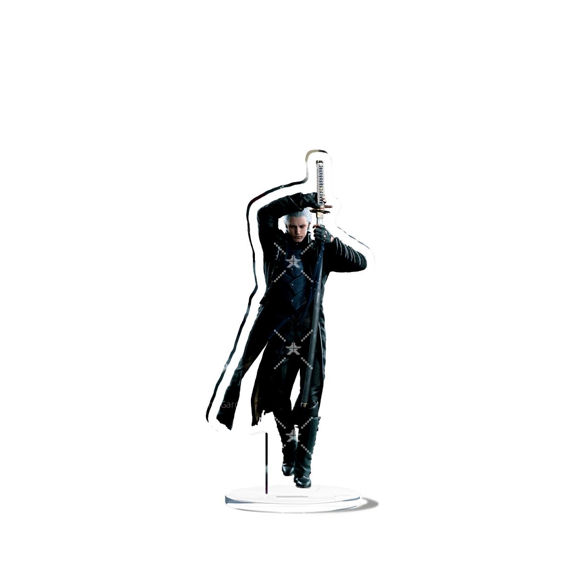 Game Devil May Cry Vergil Dante Acrylic Stand Model Plate Decoration Originality Desk Figure Display Gift Products  Exclusive