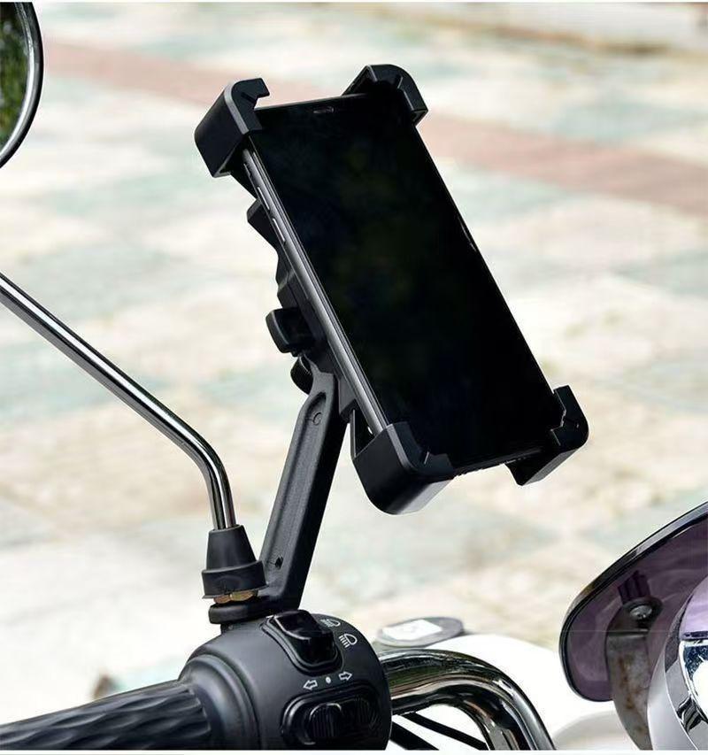 Riding Shockproof and Anti-shake Bicycle Motorcycle Mobile Phone Support Mountain Bike Mobile Phone Holder Rearview Mirror Mobile Phone Holder