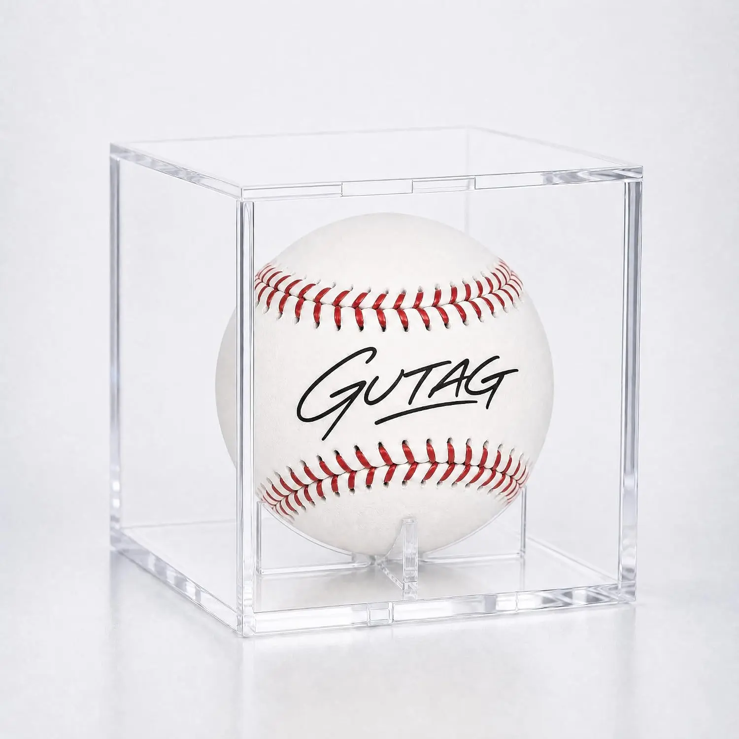 Wooden Frame Jersey Display Case Shadow Box with 98% UV Protection Acrylic Hanger for L/XL Baseball Basketball Football Hockey Sport Shirt Uniform, 1 Pack