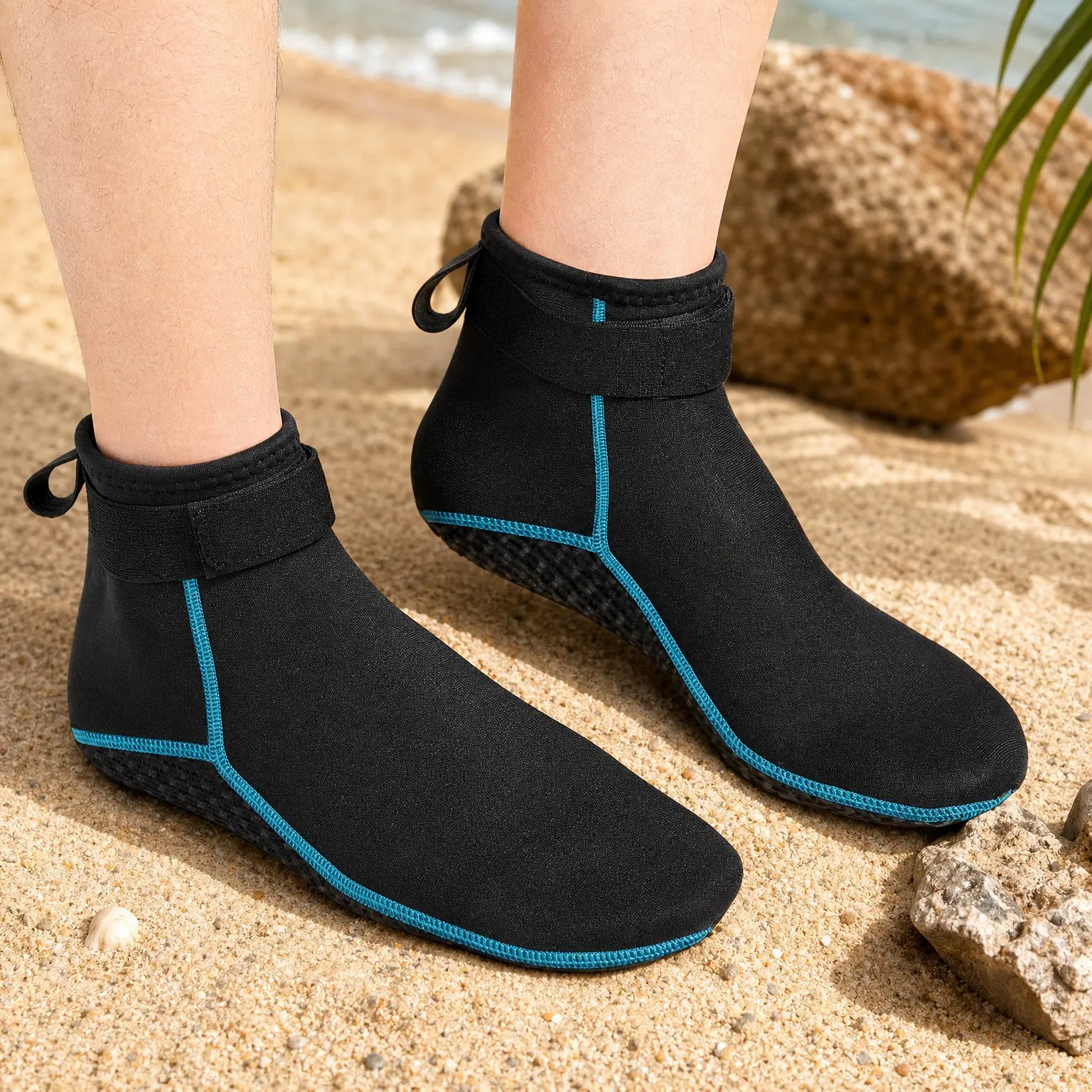 Neoprene Water Socks - Anti-Slip Beach Booties 3mm/5mm Wetsuit Footwear for Swimming, Diving, Fin Use, SandproofGift