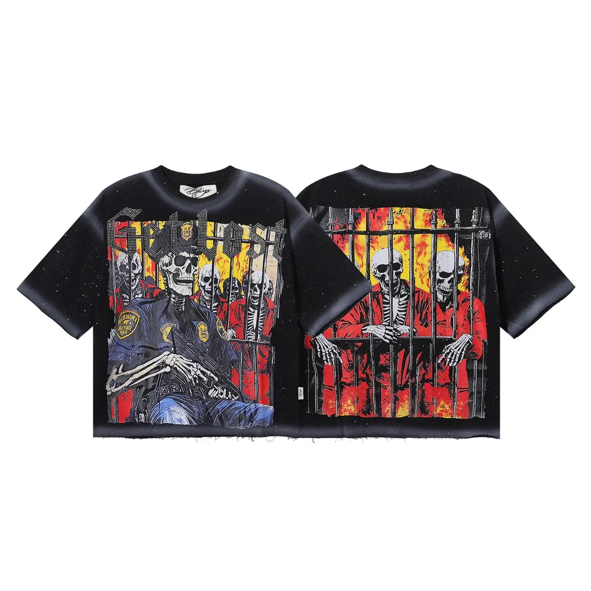 Y2K Bling Rhinestone Crop Oversized Streetwear T-Shirt, Ancient Statue Shiny Diamond Graphic Loose Washed Cotton Summer Top, Men Focus Unisex Hip Hop Grunge Tee, 2026 Summer Must-Have, 4th of July Holiday Street Outfit