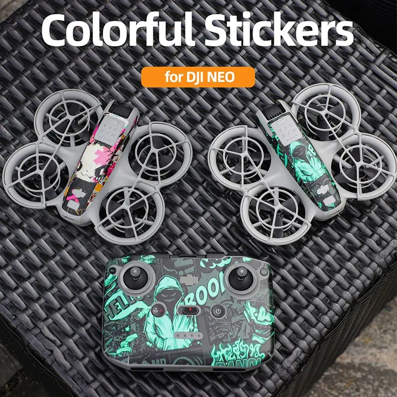 Dji Neo Decorative Sticker Set, Customizable Body Stickers, Personalized Pattern Decals, Dji Neo DIY Accessories, Protective Film Kit