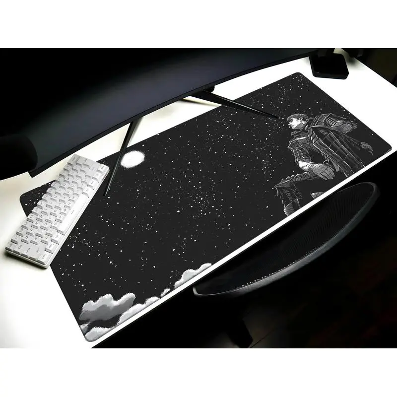 GUTS Desk Mat Anime Mouse Pad Berserk PC Gaming Desk Pad for Gamers Berserk Keyboard Mat Gift Griffith Desk Mat