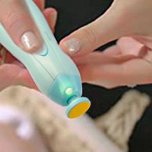 Baby Nail Trimmer Electric,Safe Baby Nail File, Baby Nail Clippers with Light and 6 Grinding Pads for Newborn Infant Toddler or Adults Toes and Fingernails, Kids Nail Care, Polish and Trim Baby Nail Trimmer Electric,Safe Baby Nail File, Baby Nail Clippers with Light and 6 Grinding Pads for Newborn Infant Toddler or Adults Toes and Fingernails, Kids Nail Care, Polish and Trim
