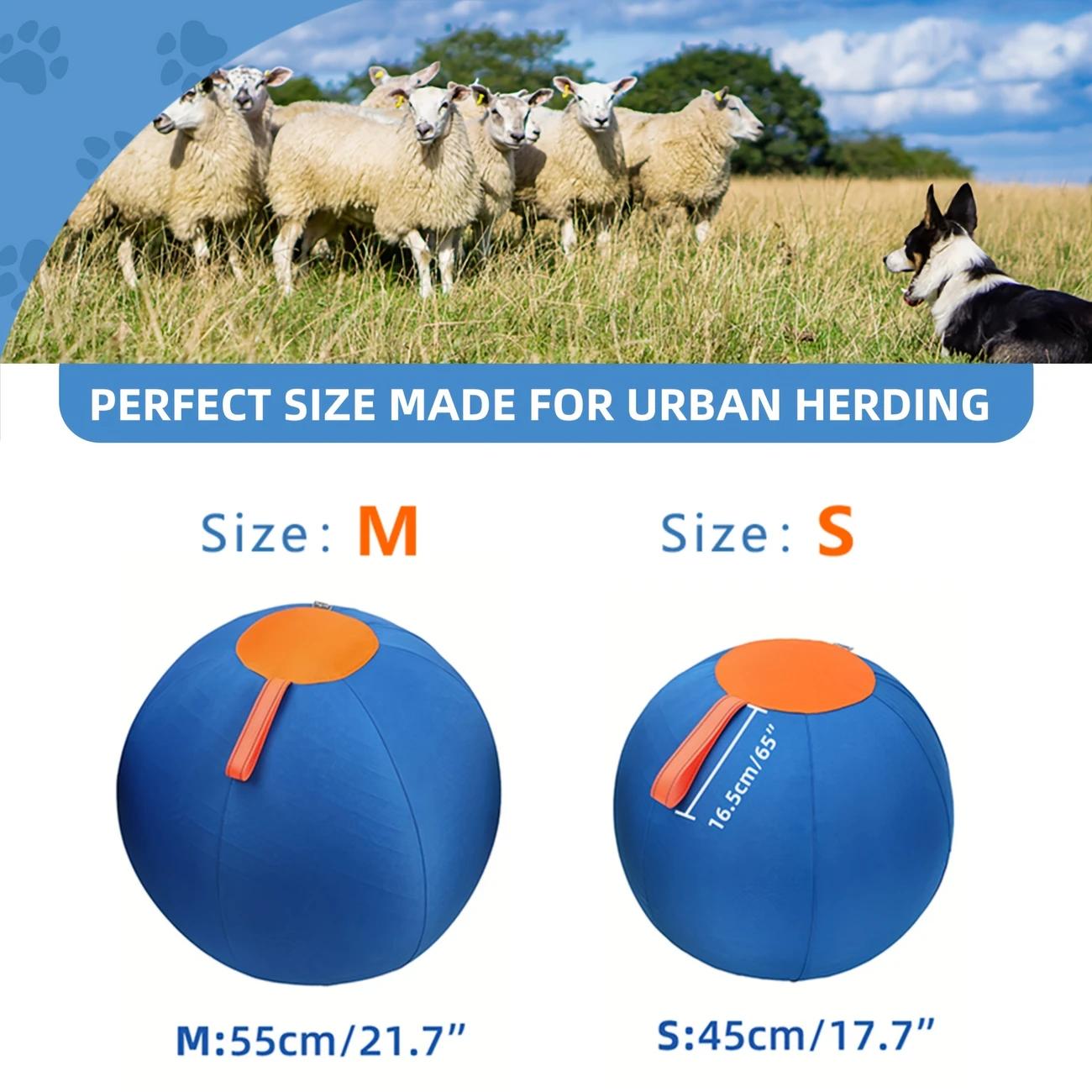 Dog Giant Ball Toy, Boredom Relief Training Balls, Interactive Training Ball, Fun Cattle Dog and Australian Shepherd Toys, Dog Balls, Dog Toys, Dog Accessories