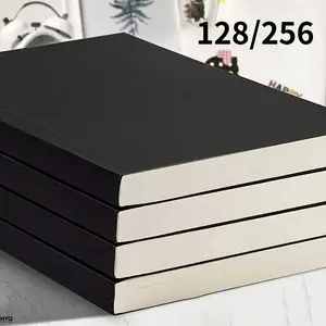 A5 Notebook, Study Notebook, 256 Pages, Blank Sketchbook, Art Sketchbook, Journal, Student Diary, Practical Stationery, Office Supplies, Ideal for Writing and Drawing