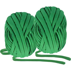 2 Packs Garden Twine, Soft Plants Ties, Green Garden String for Climbing Plants, Vines, Tomatoes, Flowers, Roses Plant Support (98FT/Roll, Total 196FT)