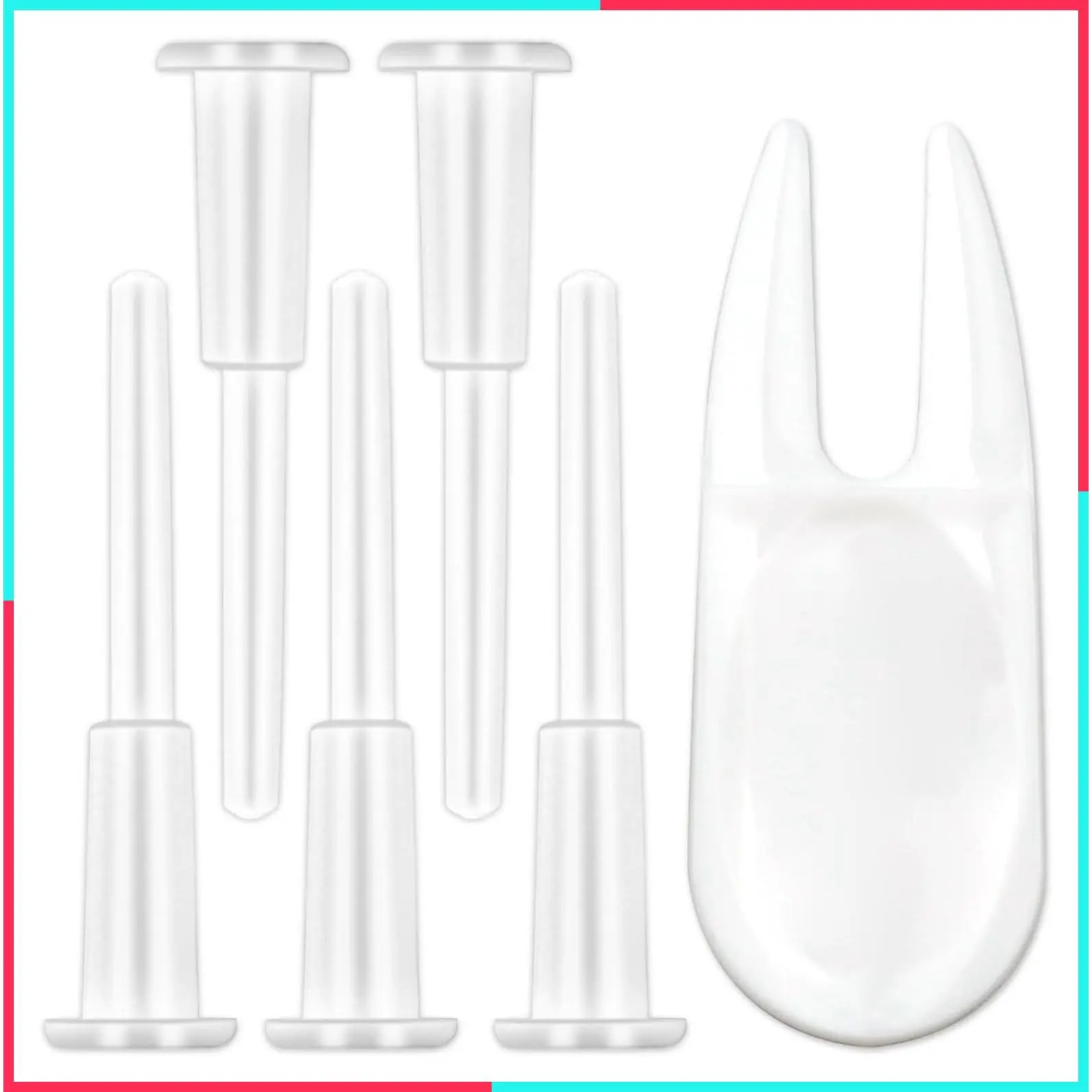 5-Pack Air Stopper Plugs with Remover Tool – Replacement Plug Kit for Exercise Balls, Yoga Balls, Bouncing Balls & Inflatable Beds