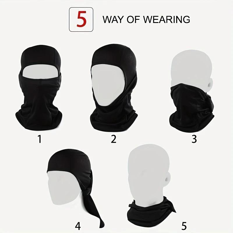 3-Pack Tactical Windproof Full-Cover Balaclava – Trending Thermal Face Shield, Breathable Stretch Fit for Cycling, Hunting, Hiking, Skiing & Winter Outdoor Sports
