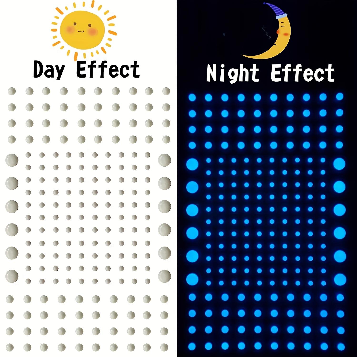 Starry Sky Pattern Luminous Ceiling Sticker, 202pcs/set 3d Glow in The Dark Ceiling Sticker, Decorative Wall Sticker for Home Bedroom, Decoration Supplies Ornaments, Decorative Stickers, Wall Decal