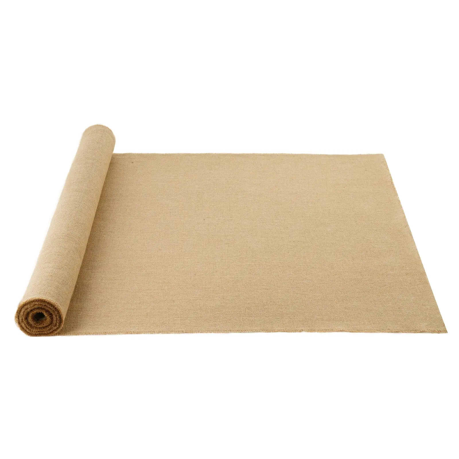 【Summerfinds】VEVOR Burlap Fabric Roll, 40" x 30 ft & 50 x 50 High Density Wide Natural Burlap Fabric Rolls, Jute Fabric Burlap Tree Wrap Roll, for Decor, Crafts, Wedding, Gardening, Plant & Tree Winter Covering