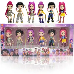 New Anime Kpops Demon Hunters Figure Rumi Zoe Mira anime polyvinyl chloride character collection desktop trinkets Childrens gift