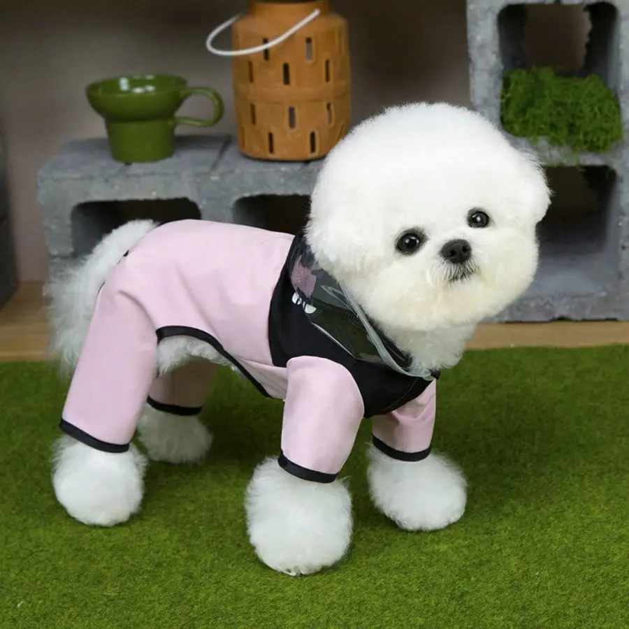 Full-Body Hooded Pet Raincoat, Windproof Waterproof Dog Coat, Outdoor Protection, Keeps Pets Clean and Dry, Ideal for Walks and Travel