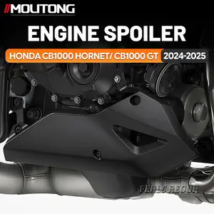 For Honda CB1000 Hornet / CB1000 GT Motorcycle Engine Spoiler Matte Black Thick ABS Hollow Deflector Side Cover Corrosion-resistant Hide Wiring Protect Engine For Large Displacement Naked Bike Commuter Riders New Upgraded Mod Accessories