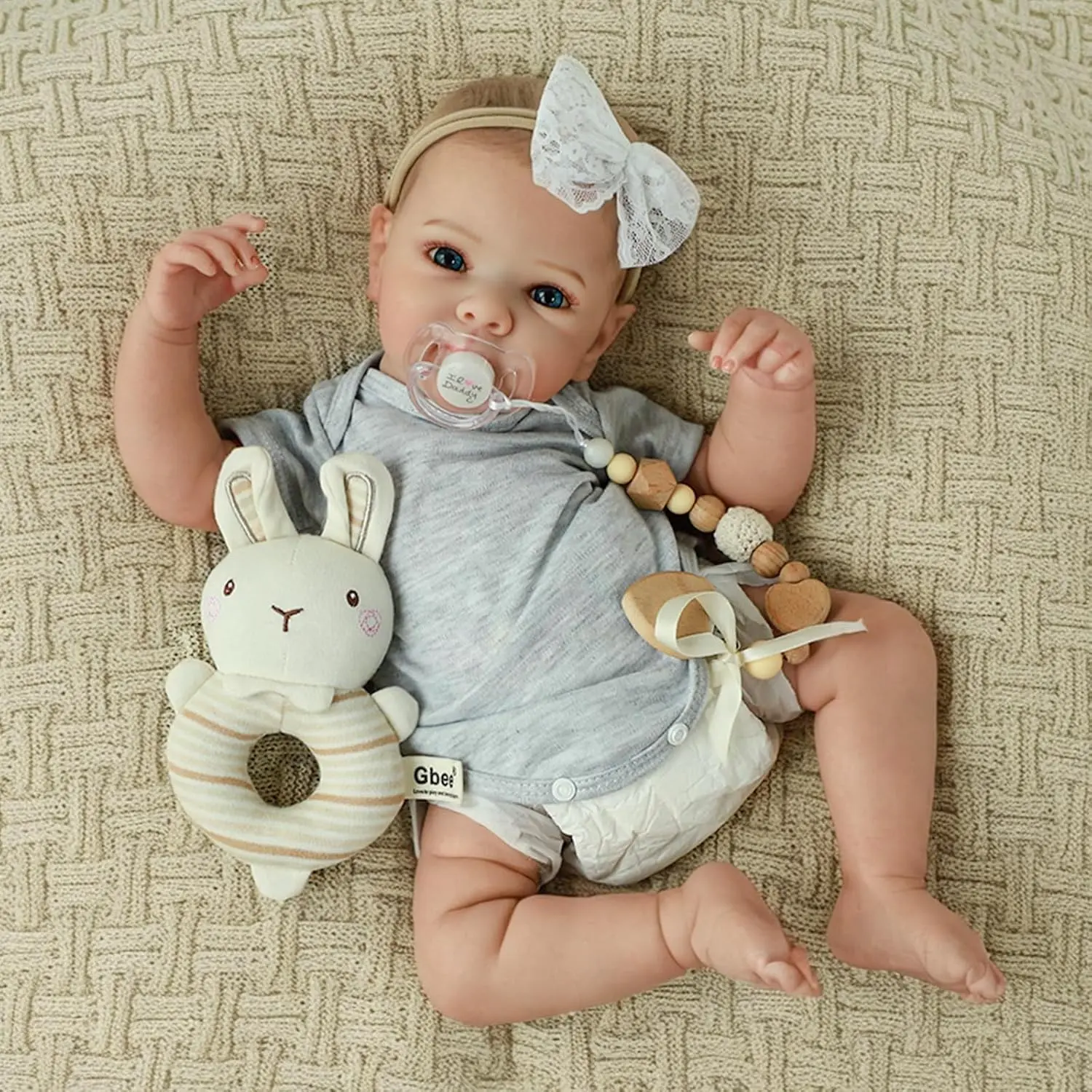 Reborn Doll - 19 Inch Realistic Soft Vinyl Toy, Lifelike Reborn Baby Doll, Perfect for Collectors and Gift Lovers, High-Quality Craftsmanship