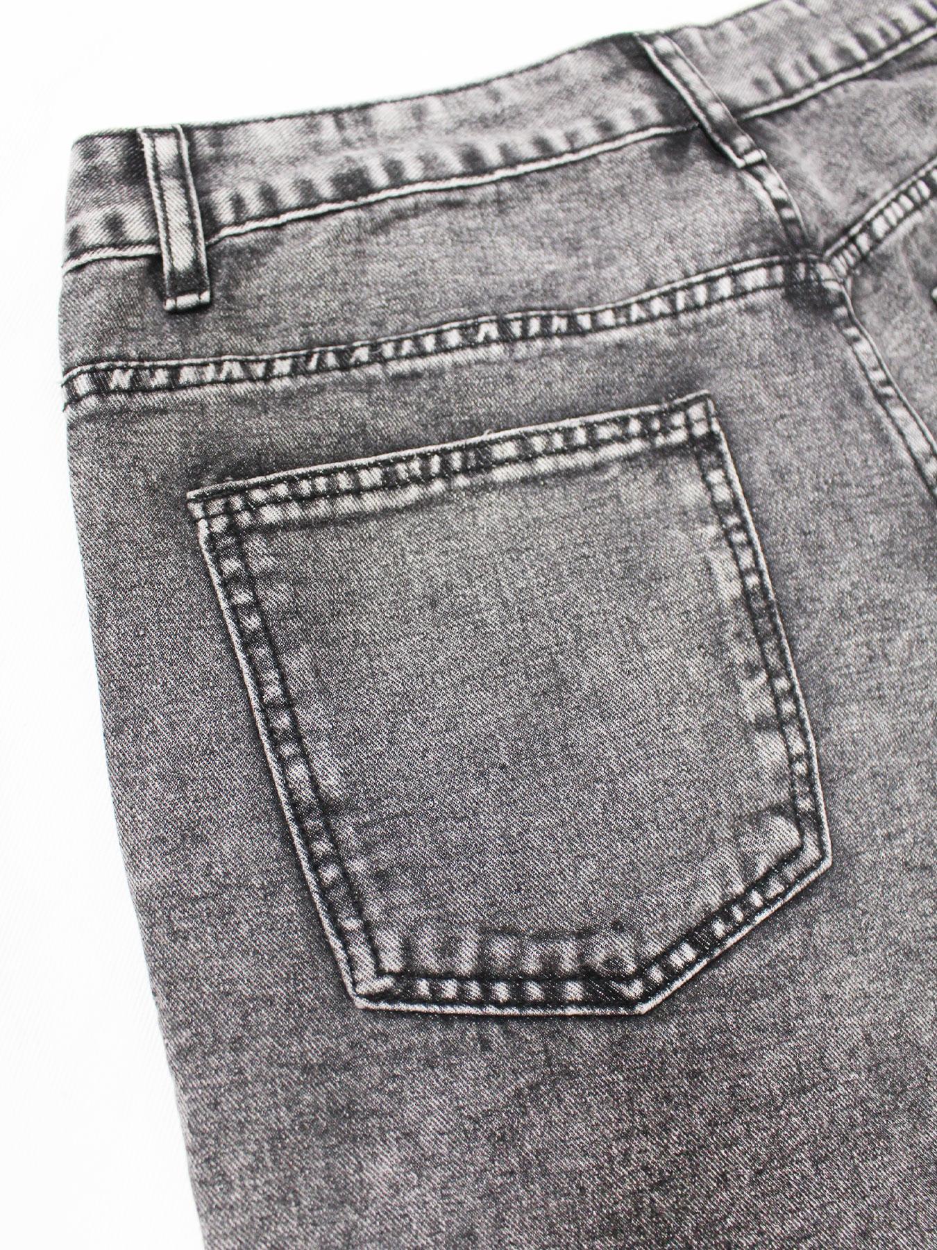 Men's Solid Color Ripped Denim Shorts, Loose Casual Fashion Comfy Jeans Shorts for Daily Outdoor Wear, Mens Bottoms for Summer