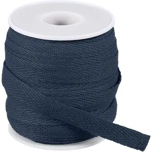 10mm x 66feet Flat Drawstring Cord Drawstring  Soft Drawstring  Draw Cord Sweatpants  Sweatshirts Hoodie Draw Cord , Navy Blue