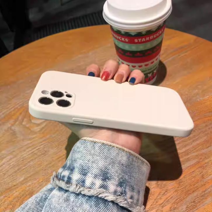 Full Protection Soft Silicone iPhone Case TPU Shockproof Cover for 17 16 15 14 13 All Models