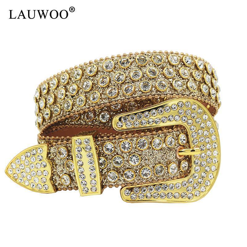 BB belt Diamond Rhinestone Belts Fashion Luxury Crystal Studded Pin Buckle Belt Cinto De Strass Belts for Women Jeans Decoration