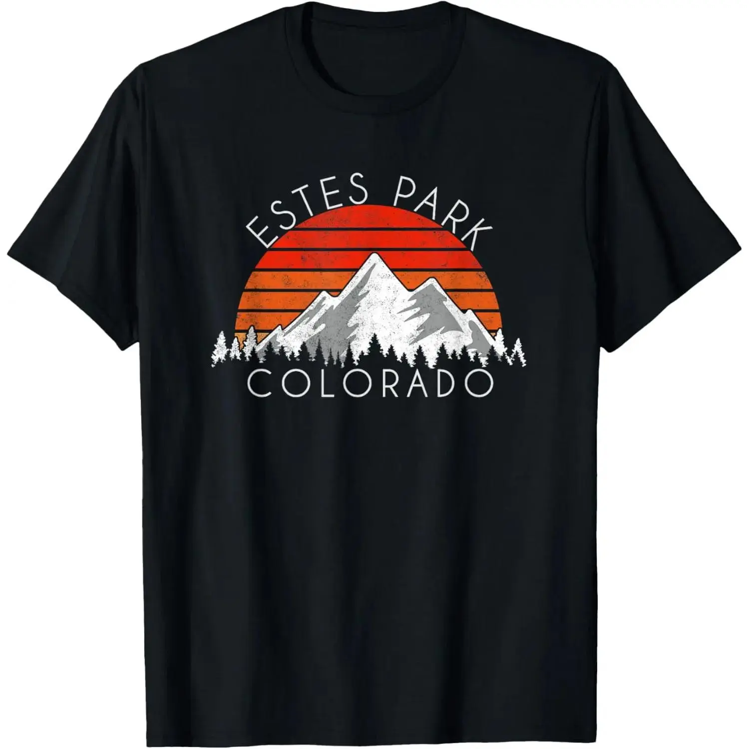 100% Cotton Vintage Estes Park, Colorado Retro Distressed T-Shirt