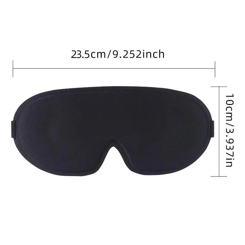3d Deep Contoured Eye Cover for Sleeping, Adjustable Eyemasks Sleep Mask with Nose Pad Design, Eye Cover Mask for Sleeping, Yoga, Traveling, Portable Eye Mask, Weighted Eye Mask, Sleep Aid Products