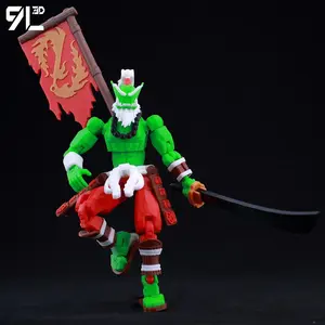9L3D Titan13 Warcraft Blademaster Action Figure LUCKY13 Multi-Jointed T13 Dummy13 Collectible Anime Model Toys irthday Gifts