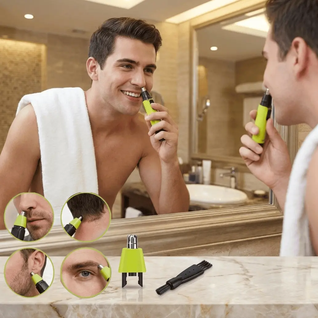 For Oneblade QP25/26/27/28/45/65 Trimmer Replacement Heads - Nose And Ear Blade Refills, Compatible with Oneblade Grooming Device - Easy to Use, Compatible with QP25/QP26/QP27/QP28/QP45/QP65 Models - Hygiene And Convenience