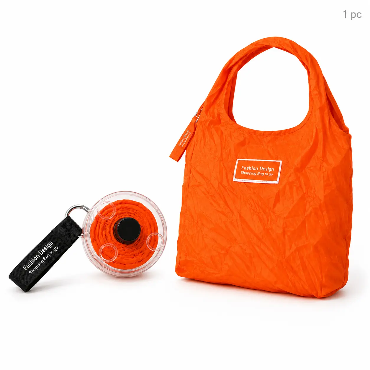 Portable Round Disc Retractable Foldable Shopping Tote Bag - Rotatable Compact Eco-Friendly Grocery Handbag, Reusable Storage Bags, Plastic-Free Sustainable Supermarket Haul Swap, Lightweight Organizer with 4 Assorted Colors, Grocery Hauls, Collapsible