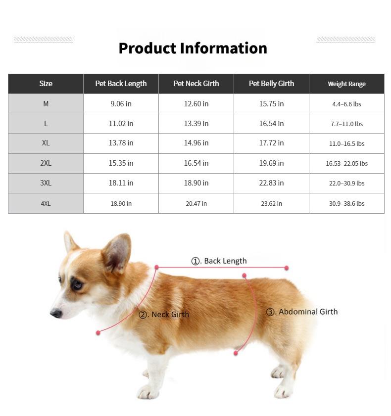 Paws Trendy Dog Raincoat, waterproof and windproof, suitable for small, medium and large dogs. Soft, comfortable and breathable, with a leash attachment hole for leash use.