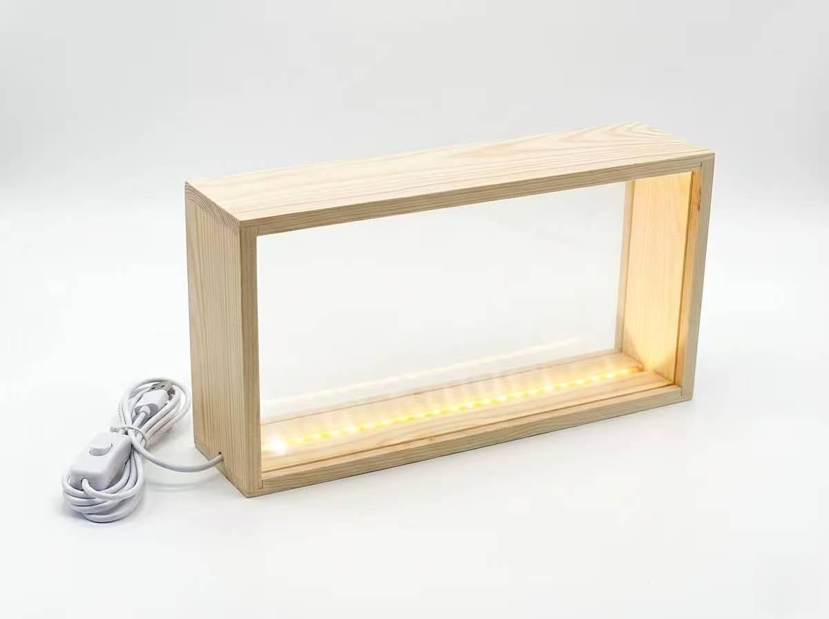 LED Display Frame – Lighted Showcase Box for Collectibles, Figures & Handcrafts