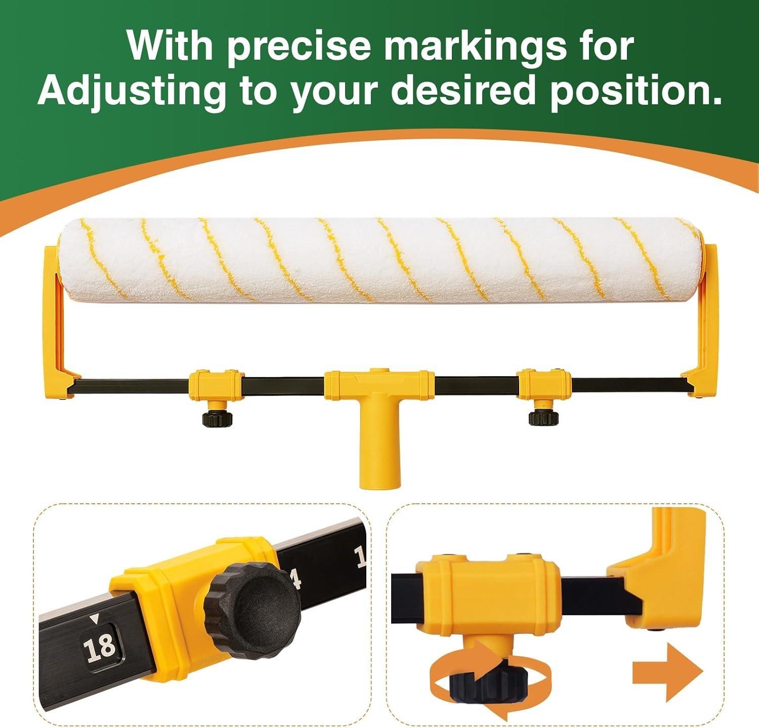 18"  Roller kit9  18 inch  Roller18  Roller Tray with Liner,Microfiber  Roller, kit for House Painting