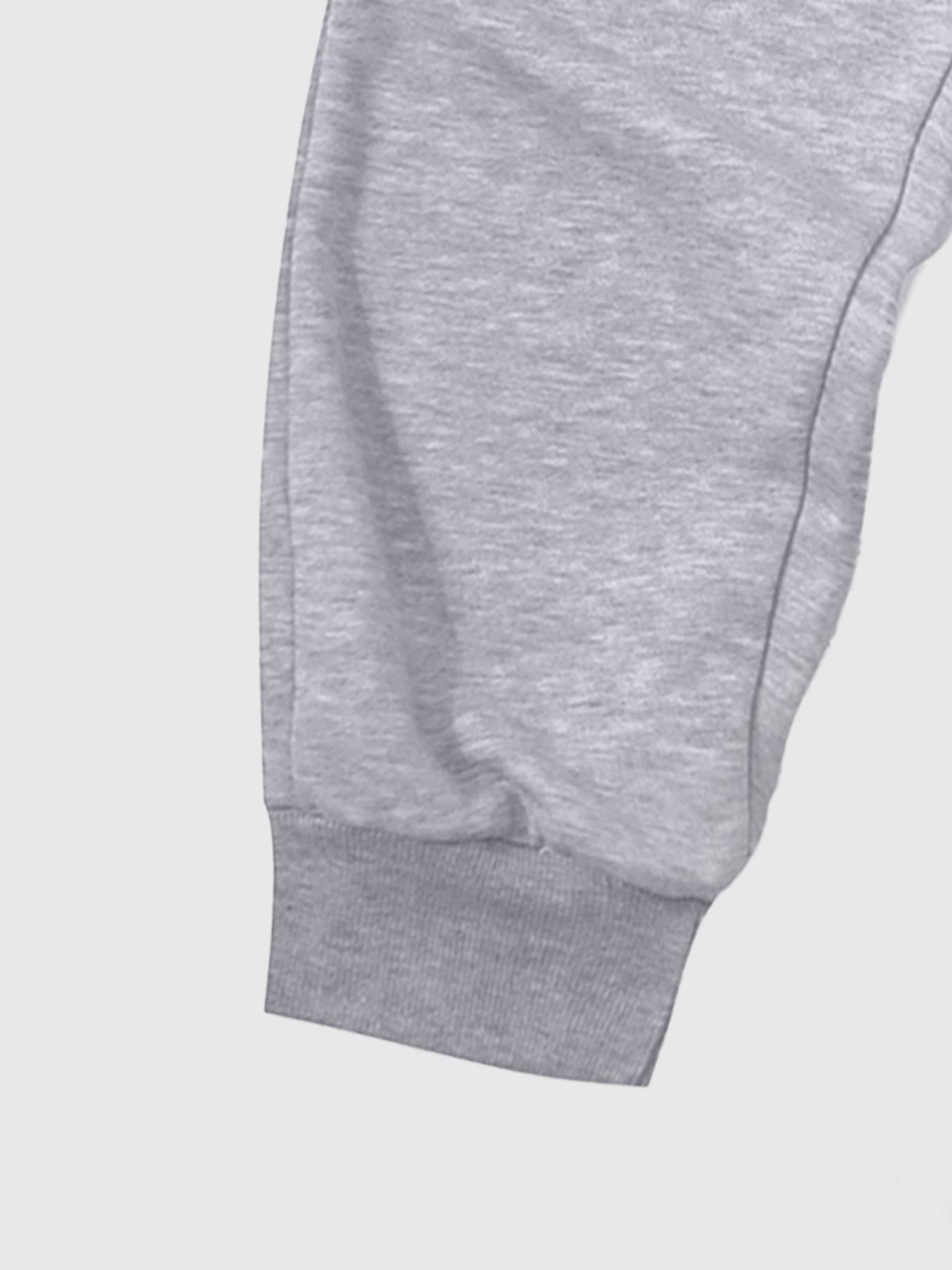 Men's Plush Hoodie & Drawstring Waist Sweatpants Two-Piece Set, Casual Lounge Set, Men's Spring & Fall Clothes