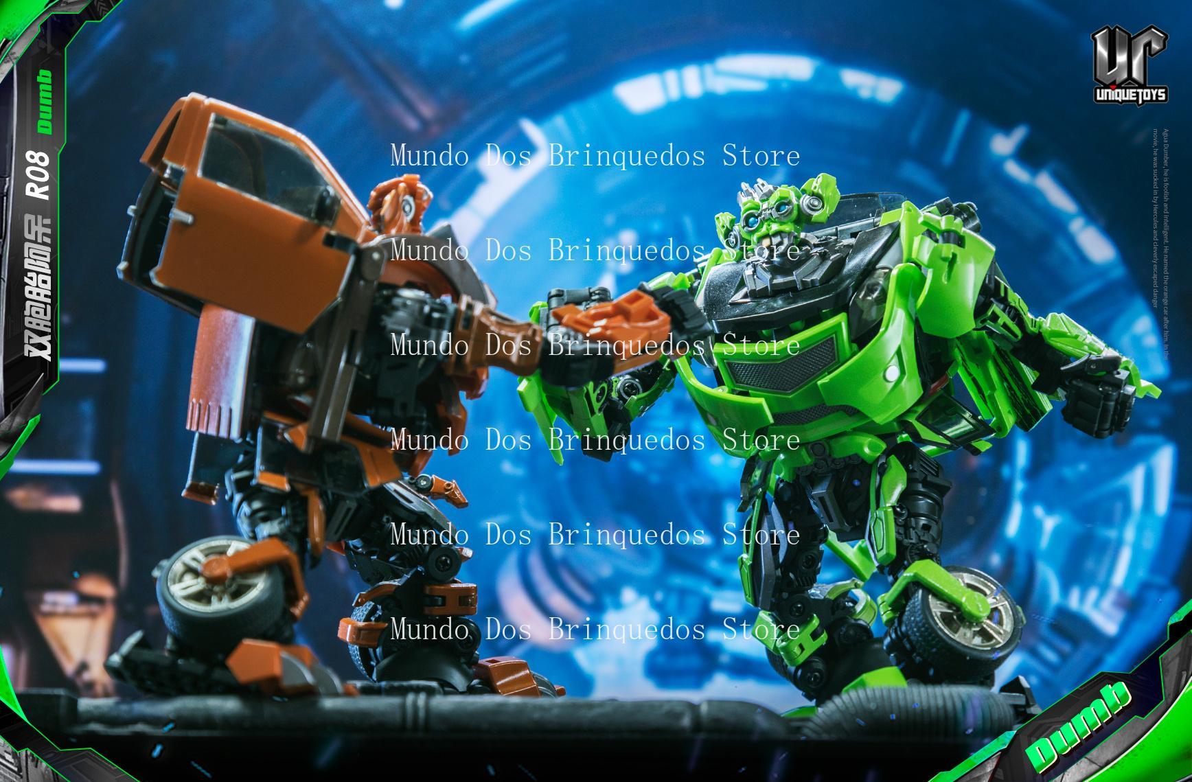 UT Transformation Unique Toys UT-R07 UT R07 R08 UT-R08 13cm Mudflap Dumber Trax Twins Alloy Action Figure Robot