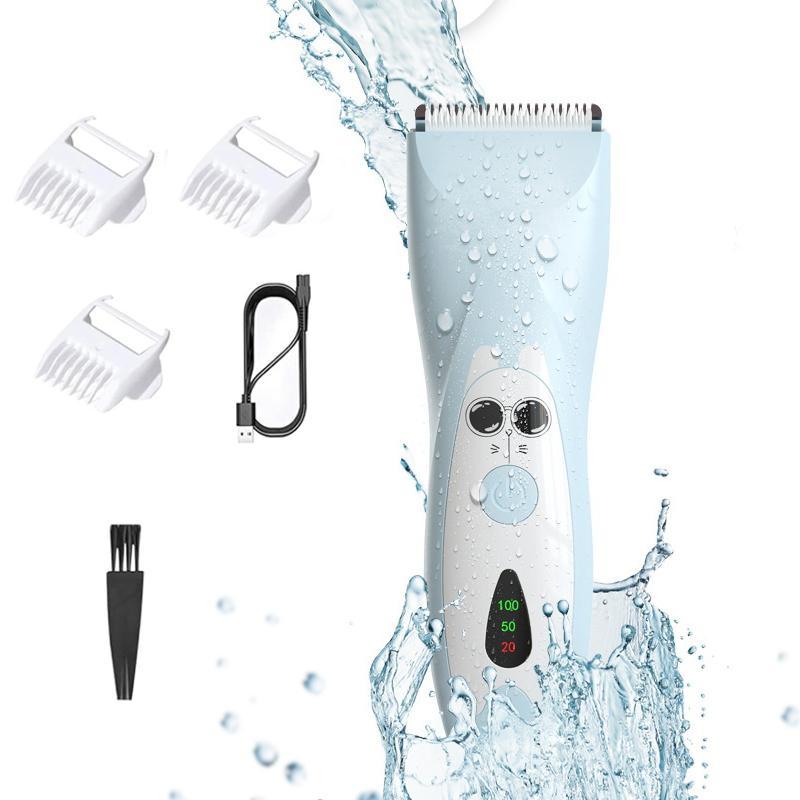 1 Piece Cartoon Pattern Baby Hair Clippers, Electric Hair Trimmer, Portable Electric Rechargeable Grooming Clipper