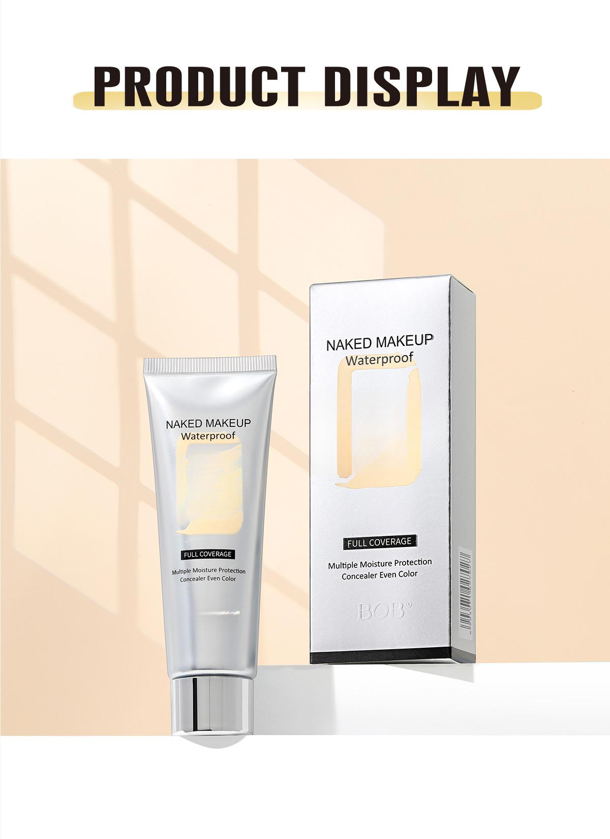 Natural concealer cream that doesn't cake, moisturizing and long-lasting foundation, available in stock